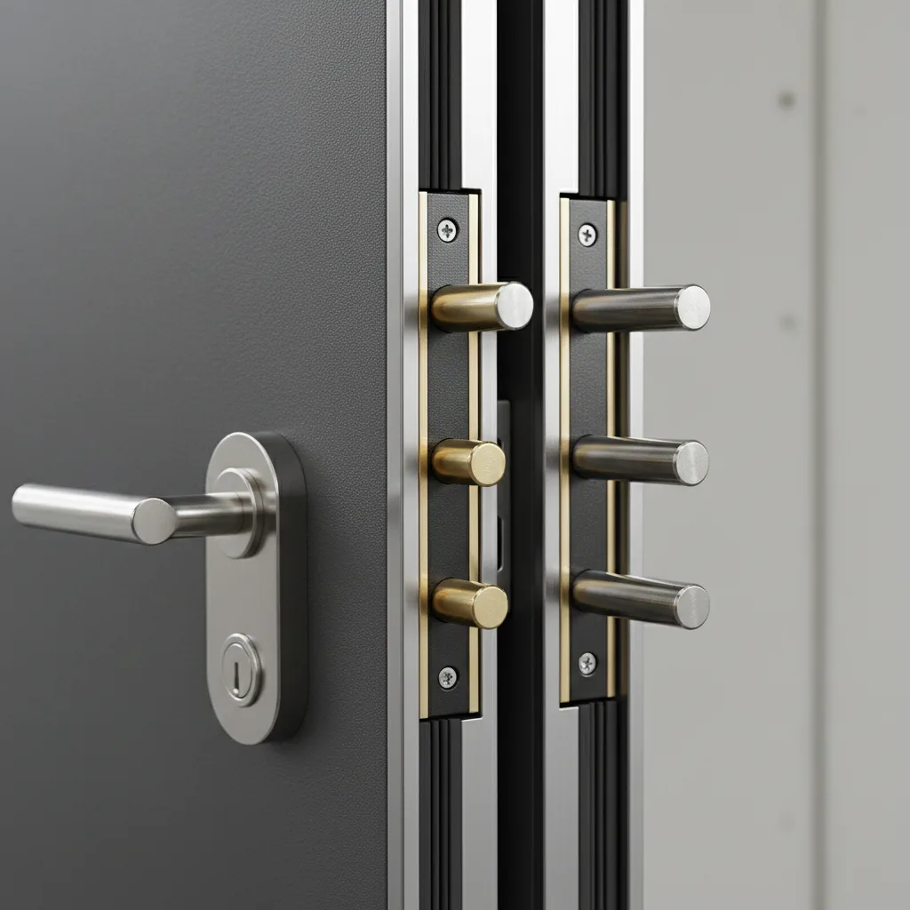 Sicherheitsschloss mit Mehrfachverriegelung für Einbruchschutz