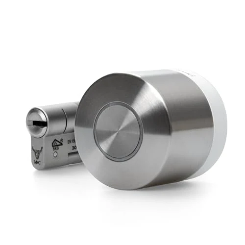 Nuki Smart Lock Ultra, elektronisches Türschloss mit Bluetooth, WLAN & Matter, für mühelose Integration ins Smart Home, Tür entsperren über Fernzugriff, mit 3 verschiedenen Sperrmodi – Produktbild bei Amazon