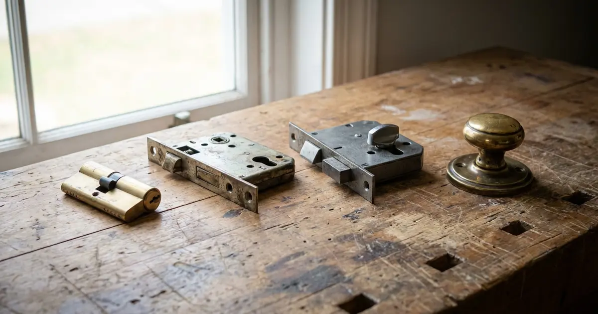 Verschiedene Türschlösser im Vergleich – Einsteckschloss, Profilzylinder und elektronisches Smart Lock