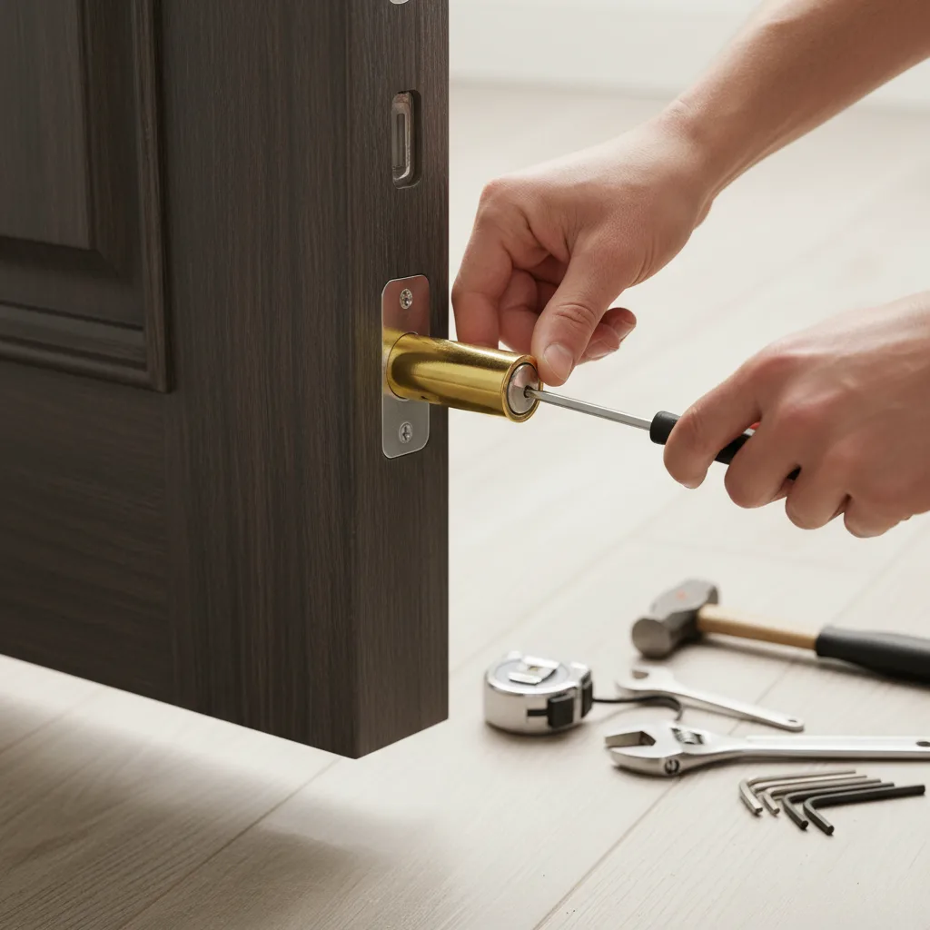 Neuen Schließzylinder in Haustür einbauen